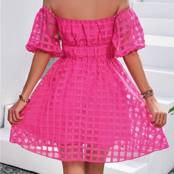 Off shoulder a-line dress - Picture 2 of 2